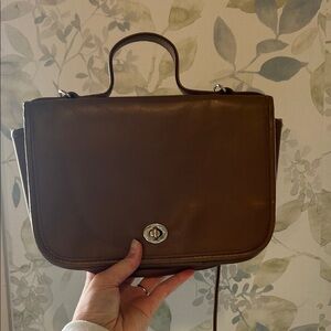 Coach Tan Leather Bag